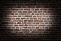 Brick Wall Vignette Royalty Free Stock Photo