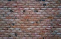 Brick wall, vintage texture. Red brick wall for construction themes. Brick wall background. Textured bricks for design projects Royalty Free Stock Photo