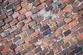 Brick wall with visible details. textura Royalty Free Stock Photo