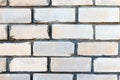 Brick wall. White brick background for your projects. Close up