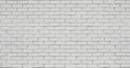 Brick wall in white