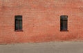 Brick wall with a window