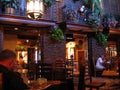 A brick-walled Mexican Restaurant, Palm Dessert, California, USA Royalty Free Stock Photo