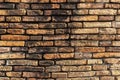 Brick walls background and texture. The texture of the brick is orange. Background of empty brick basement wall Royalty Free Stock Photo