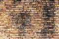 Brick walls background and texture. The texture of the brick is orange. Background of empty brick basement wall Royalty Free Stock Photo
