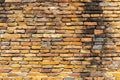 Brick walls background and texture. The texture of the brick is orange. Background of empty brick basement wall Royalty Free Stock Photo