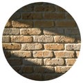 Brick walls and daylight, old brick walls texture and daylight Royalty Free Stock Photo