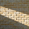 Brick walls and daylight, old brick walls texture and daylight Royalty Free Stock Photo