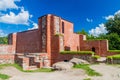 Brick walls of Turaida castle, Latv Royalty Free Stock Photo