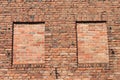 two bricked window Royalty Free Stock Photo