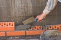 Bricklaying Royalty Free Stock Photo