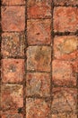 Bricks clay soil pavement traditional Spain