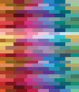 Bricks color pattern by pixcel design Royalty Free Stock Photo