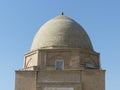 Bricks exterior dome of Nizam al Mulk of Isfahan friday mosque to Samarkand in Uzbekistan. Royalty Free Stock Photo