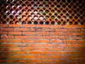 Bricks fence wall pattern