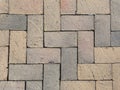 Bricks herringbone pattern
