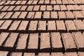 Bricks made of mud in Peruvian Andes at Cusco.