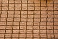 Bricks manufactory background Royalty Free Stock Photo