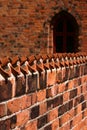 Bricks on monastery Royalty Free Stock Photo