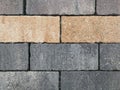 Bricks, paving stones, stacked as a wall, as a background