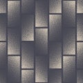 Bricks Seamless Pattern Stippled Geometric Texture Vector Abstract Background