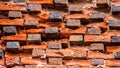 Bricks in Szymbark Castle in Poland Royalty Free Stock Photo