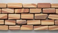 Bricks are tightly aligned creating a cohesive visual effect reminisce Royalty Free Stock Photo