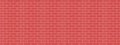 Bricks wall background vector with red colorful pattern seamless texture wallpaper. Royalty Free Stock Photo