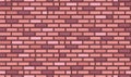 Bricks wall detailed seamless pattern - stock vector Royalty Free Stock Photo