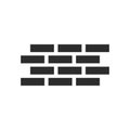 Bricks wall. Vector illustration decorative design Royalty Free Stock Photo