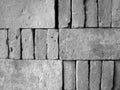 bricks wallpapper background black and white Royalty Free Stock Photo