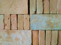 bricks wallpapper background colored Royalty Free Stock Photo