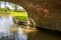 Brickwork tunnel over the Grand Union canal