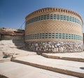 Brickwork of the wall of the mosque of the Muslim complex