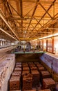 Brickworks. Production workshop inside Royalty Free Stock Photo