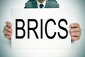 BRICS, for the five major emerging national economies Brazil, Ru Royalty Free Stock Photo