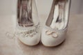 Bridal accessories: wedding shoes, jewelry and rings