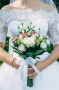 Bridal bouquet,  beautiful flowers, bouquet Royalty Free Stock Photo