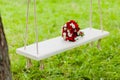 Bridal Bouquet Red and White Roses Royalty Free Stock Photo