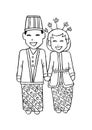 Bridal couple java.