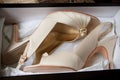 Bridal shoes Royalty Free Stock Photo