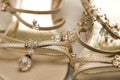 Bridal shoes Royalty Free Stock Photo