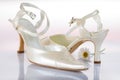 Bridal shoes Royalty Free Stock Photo