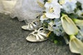 Bridal shoes detail
