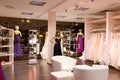 The bridal shop. Royalty Free Stock Photo