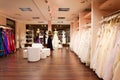 The bridal shop. Royalty Free Stock Photo