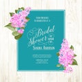 Bridal shower card