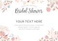 Bridal Shower Invitation Royalty Free Stock Photo