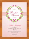 Bridal Shower Invitation with lovely design
