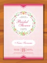 Bridal Shower Invitation with lovely design